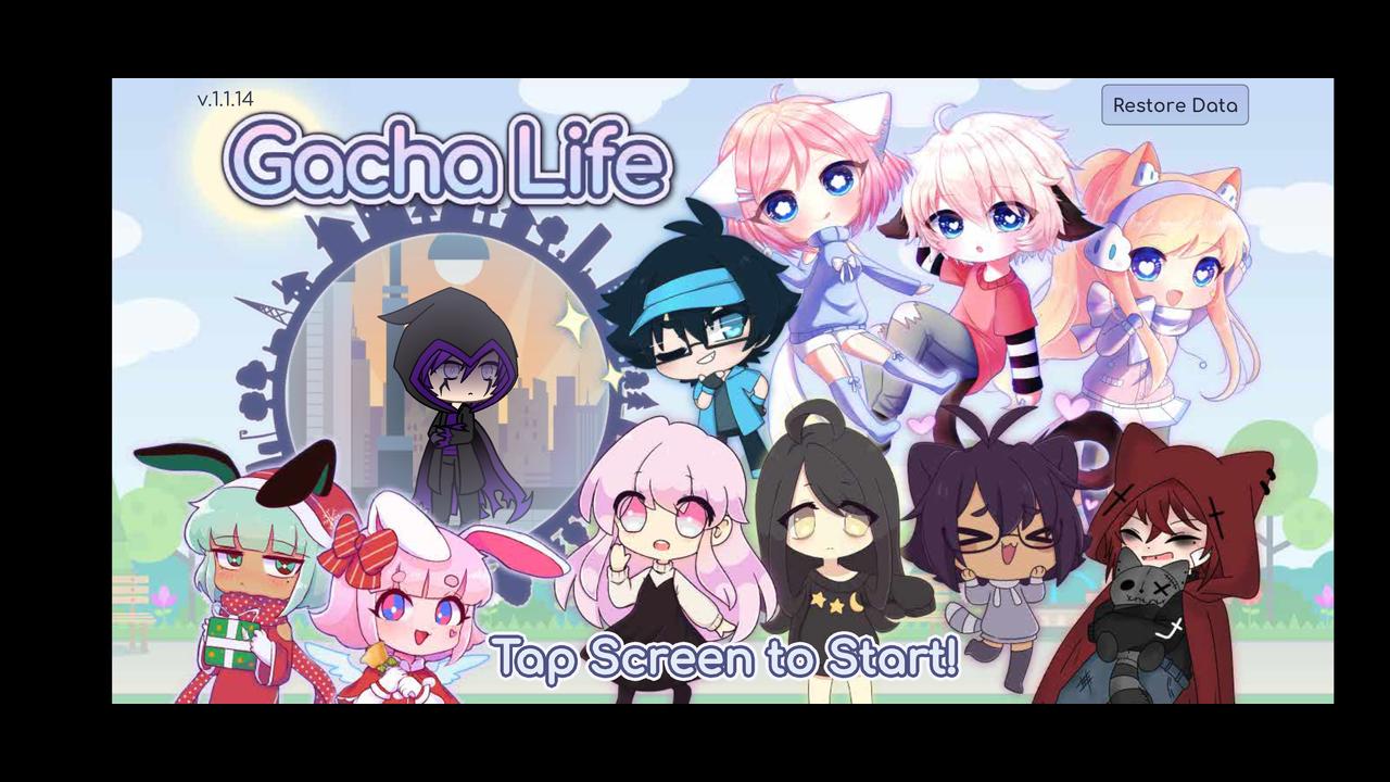 Скриншот игры Gacha Life — редактор персонажей